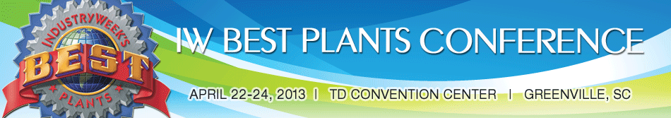 2013 IW Best Plants Conference