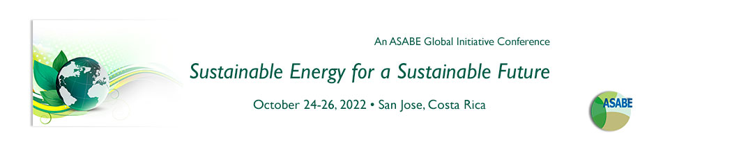 ASABE 2022 Sustainable Energy for a Sustainable Future