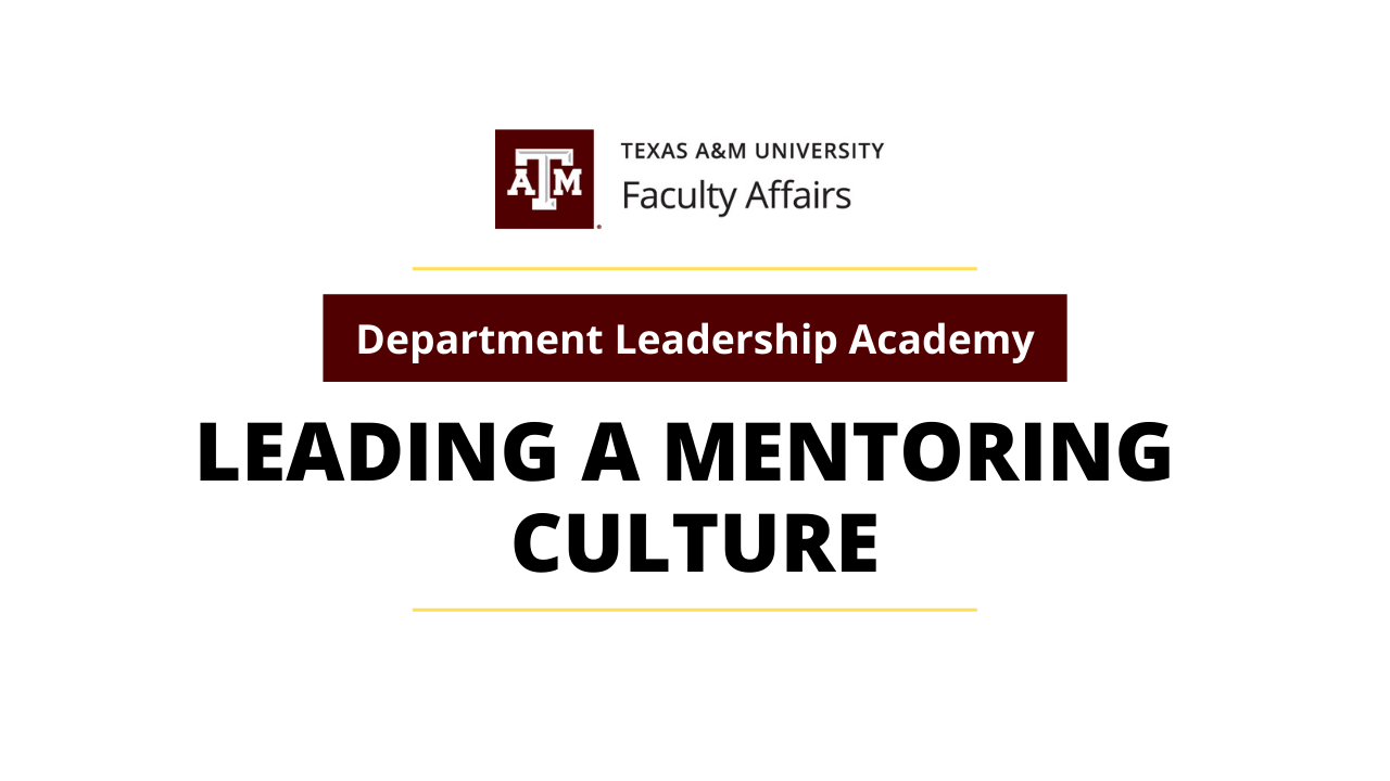 Leading a Mentoring Culture (2023)