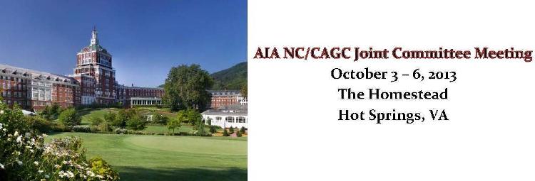 AIA NC CAGC Joint Committee Meeting