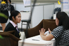 15. Marco Polo Plaza interviewing an applicant.