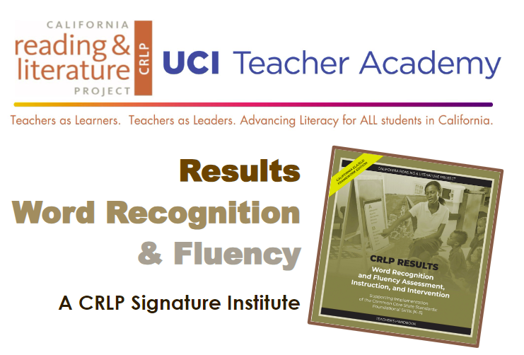 CRLP Results: Word Recognition & Fluency Open Institute
