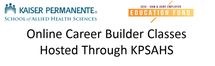 SEIU Online Skills Development 2019 Course