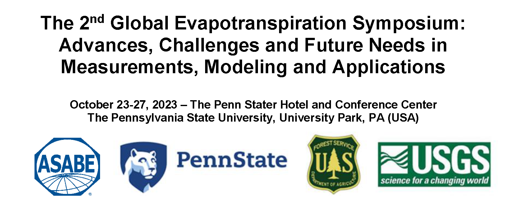 The 2nd Global Evapotranspiration Symposium