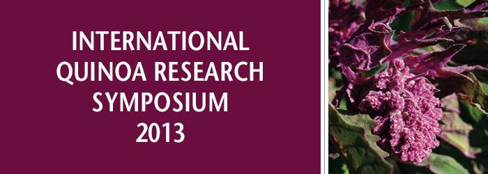 International Quinoa Research Symposium (Acct #2144)
