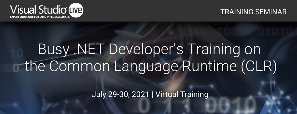 VSLive Virtual - .NET Developer’s Training on the CLR