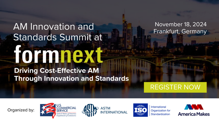 AM Innovation and Standards Summit at Formnext 2024