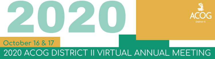 2020 ACOG Annual District II Virtual Meeting