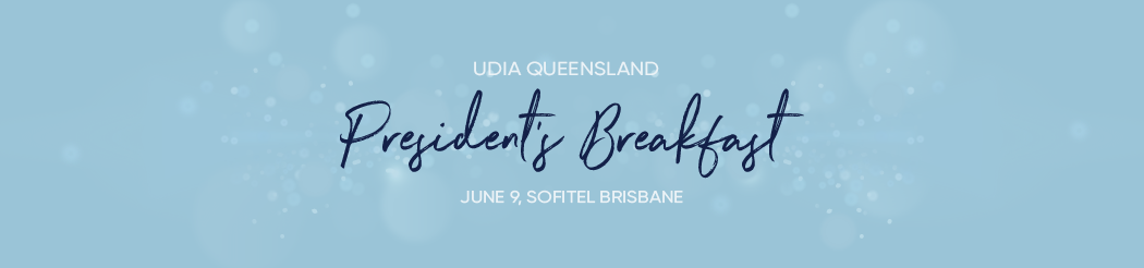 2021 UDIA Queensland President's Breakfast 