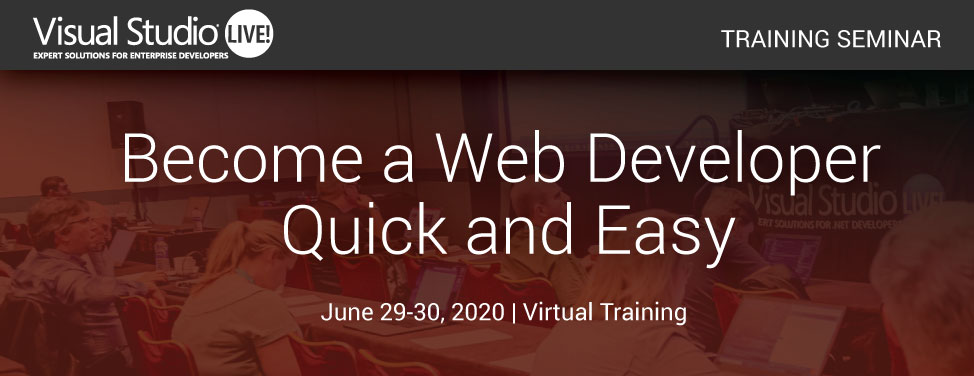 VSLive 2020 Web Developer Training Seminar