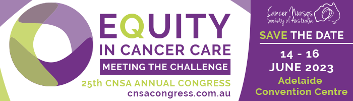 Cancer Nurses Society of Australia, 25th Annual Congress 2023