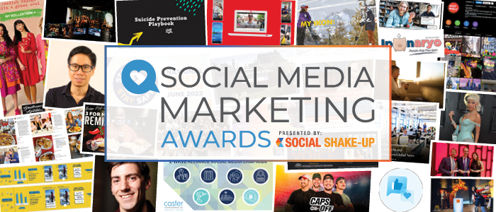 Social Shake-Up's 2023 Social Media Marketing Awards Trophy Order