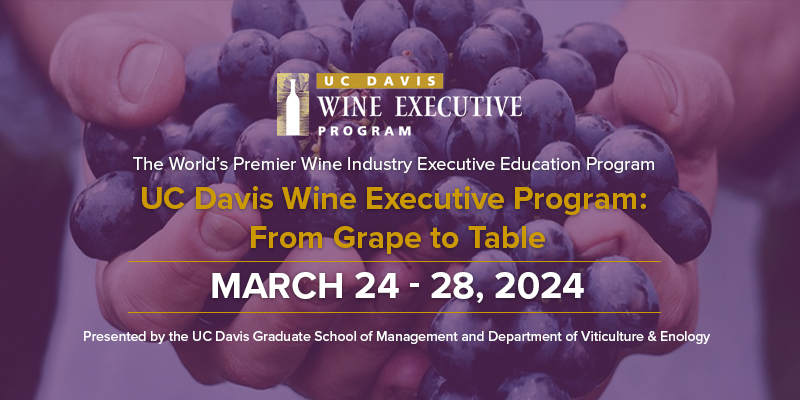 UC Davis Wine Executive Program 2024
