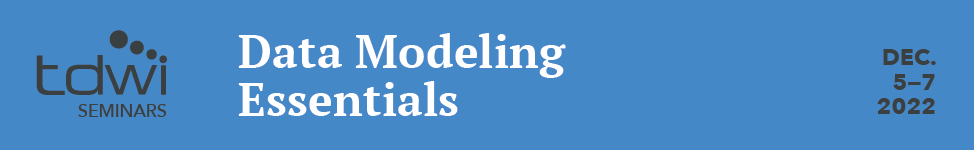 Data Modeling Essentials Seminar - Dec 5 - 7, 2022 