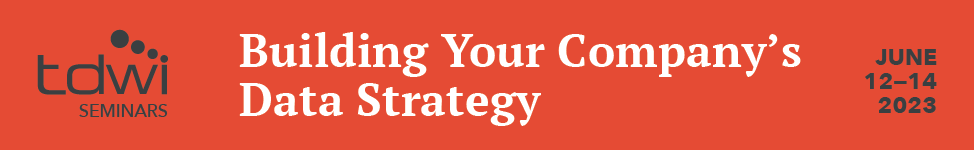 Building Your Company's Data Strategy Seminar - June 12-14, 2023